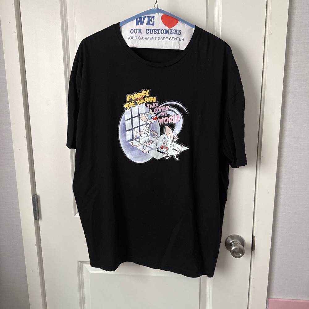 🧠 Pinky and the Brain Graphic Tee | 90s Cartoon Nostalgia 🐭